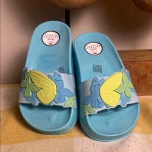 Sophia Webster Blue and Yellow Kids Sandals